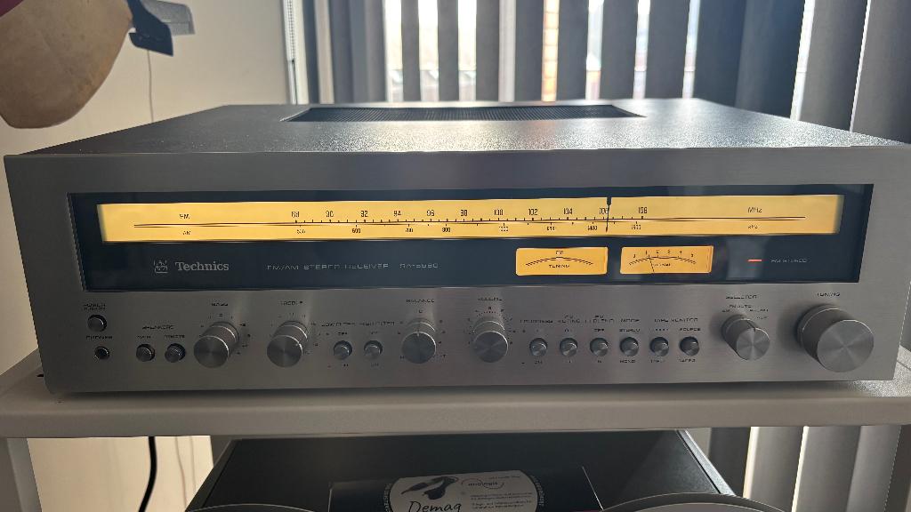 Technics SA-5560 zware receiver in topstaat 85W x 2, Audio, Tv en Foto, Versterkers en Receivers, Gebruikt, 60 tot 120 watt, Stereo