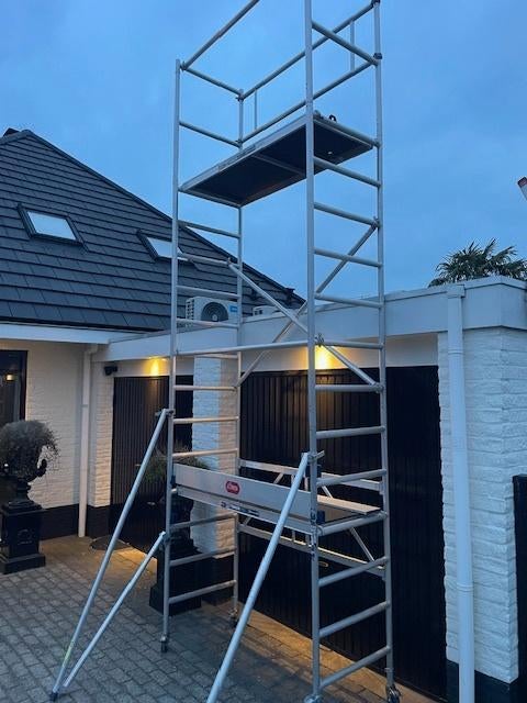 ALTREX rstower3/3400 rolsteiger wh +_6mtr compleet -ZGAN-, Ophalen, Zo goed als nieuw, Rolsteiger of Kamersteiger, 5 meter of hoger
