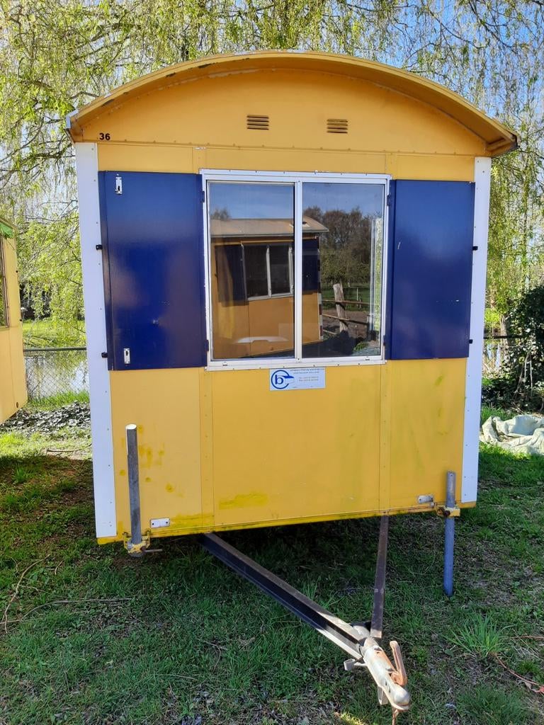 schaftkeet bouwkeet pipowagen B&B camping kantoor opslag, Doe-het-zelf en Verbouw, Bouwketen en Schaftketen, Gebruikt, Ophalen of Verzenden