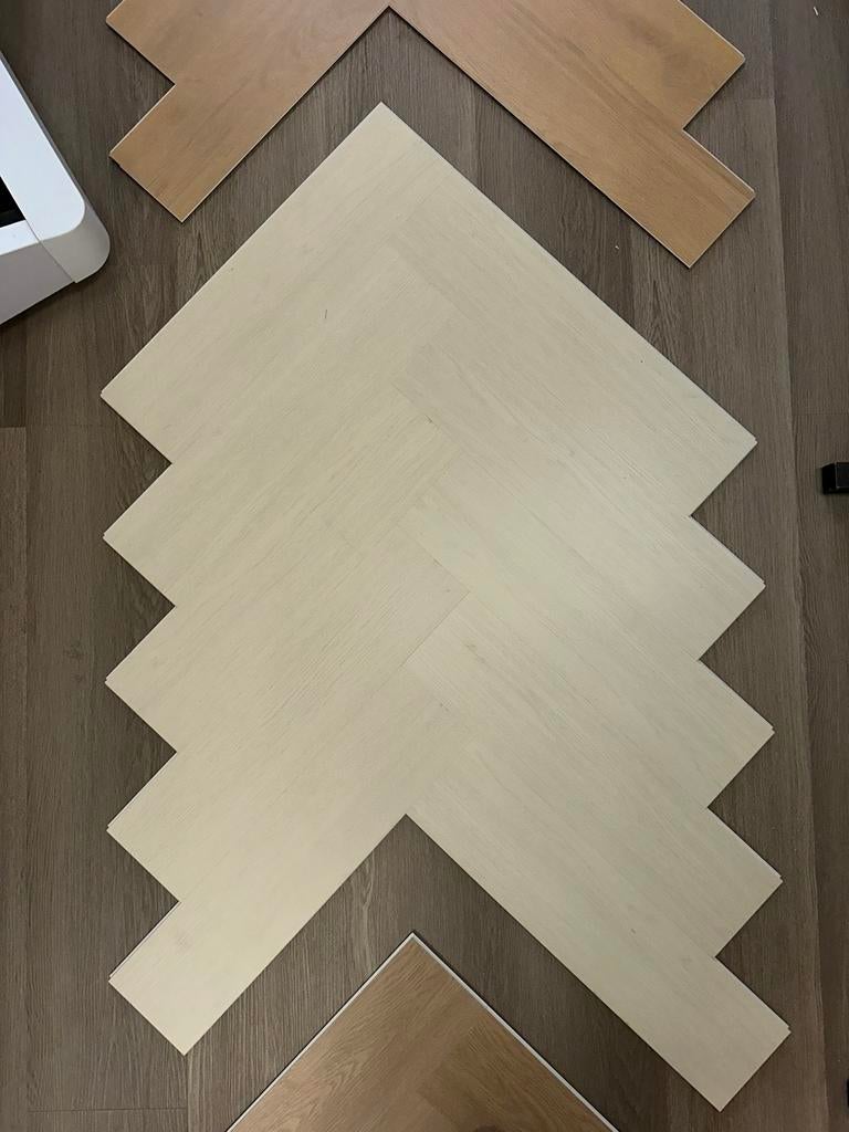 ACTIE!! PVC VISGRAAT KLIK 7.5MM OP=OP, Ophalen, Nieuw, Overige typen