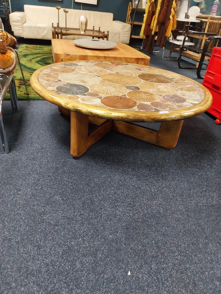 60’s Deense salontafel, design Tue Poulsen voor Haslev, Ophalen