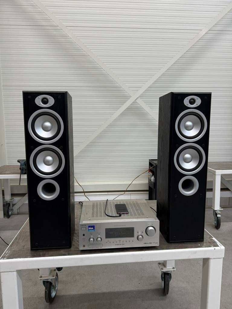 Speakerset Jamo Sony, Ophalen of Verzenden, Zo goed als nieuw, 60 tot 120 watt, Sony