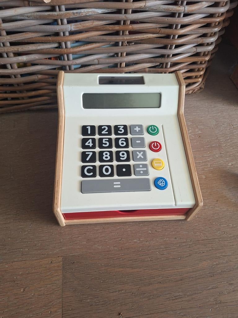 Ikea speelgoedkassa houten kassa duktig, Ophalen of Verzenden, Zo goed als nieuw