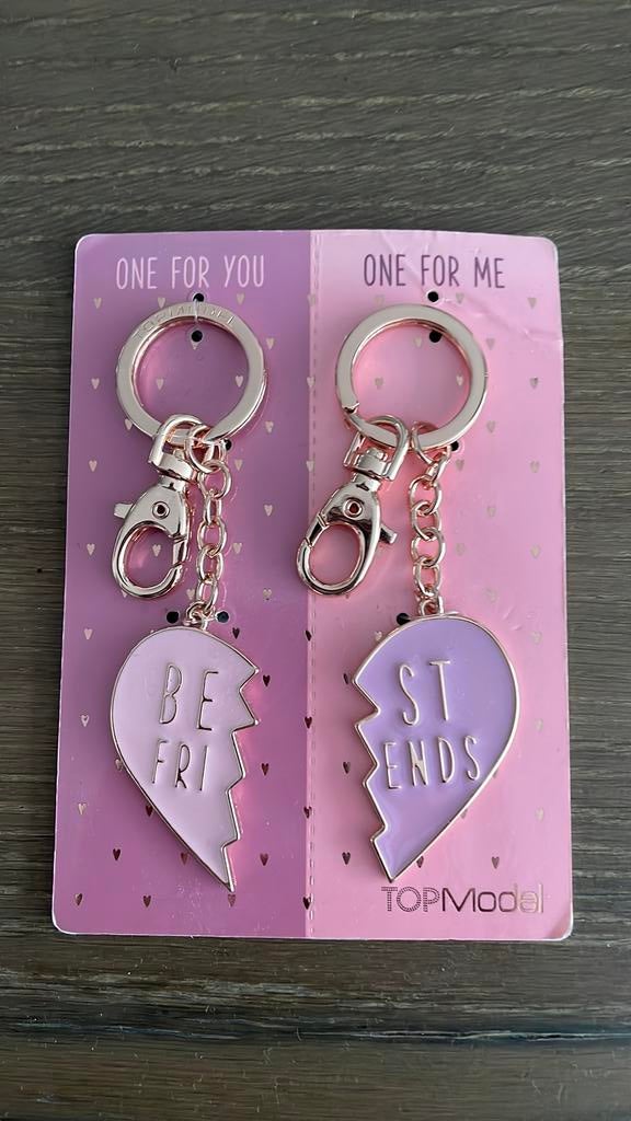 Top model sleutelhangers best friends nieuw, Ophalen of Verzenden, Nieuw