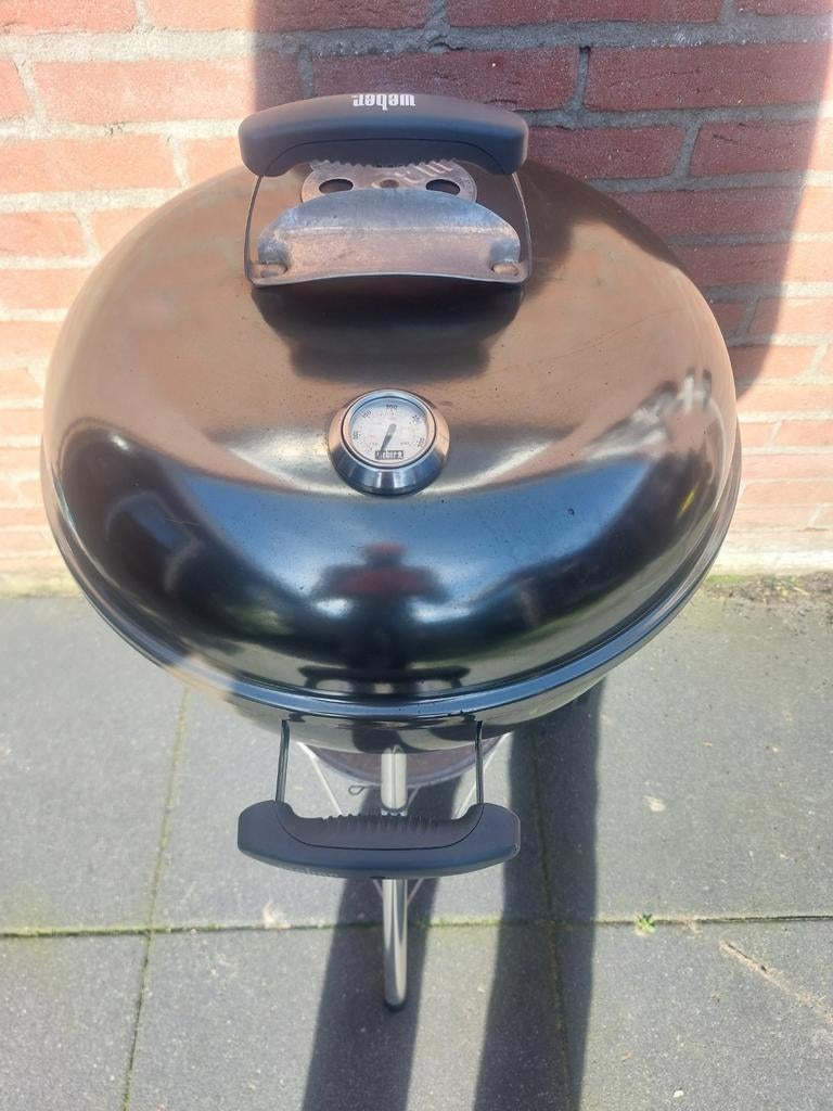 Bbq kettle 47 cm breed weber kettel barbecue grijs., Ophalen of Verzenden