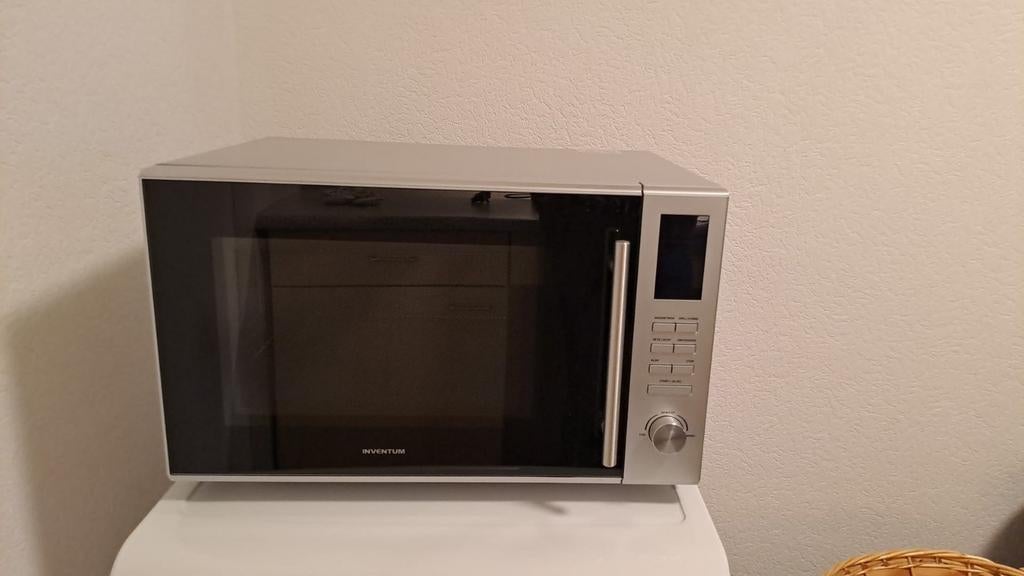 Inventum combi oven (hete lucht, magnetron), Witgoed en Apparatuur, Magnetrons, Ophalen, Zo goed als nieuw, Hete lucht