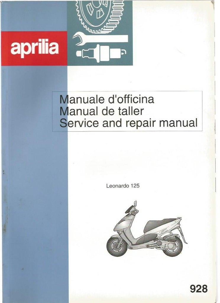 Aprilia Leonardo 125 werkplaatsboek motor scooter (7004z), Ophalen of Verzenden, Aprilia