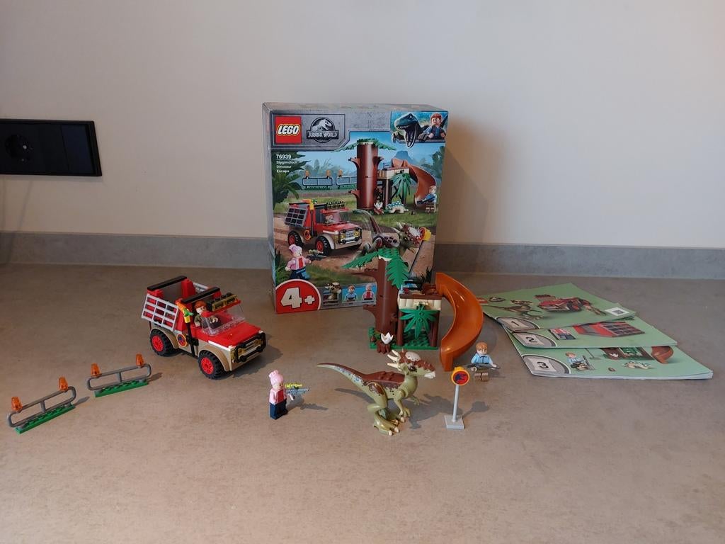 LEGO Jurassic World 76939 Stygimoloch Dinosaurus Ontsnapping, Jurassic World, Lego, Ophalen of Verzenden, Zo goed als nieuw