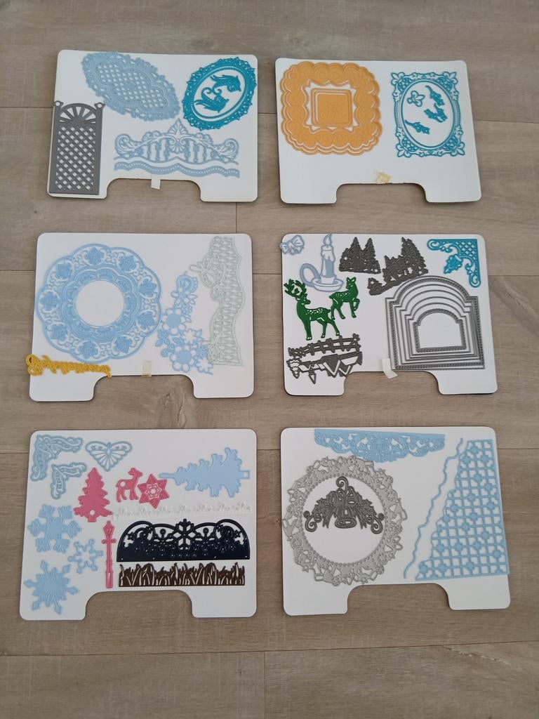 Snij- en Embossing mallen in opbergkoffer, Ophalen of Verzenden, Zo goed als nieuw, Overige thema's, Pons of Mal