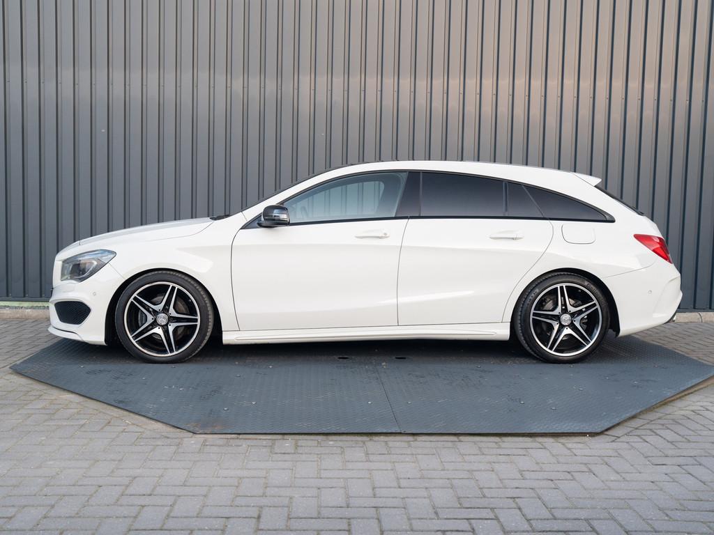 Mercedes-Benz CLA-Klasse Shooting Brake | AMG | Night pakket, 730 kg, Gebruikt, 4 cilinders, Leder en Stof