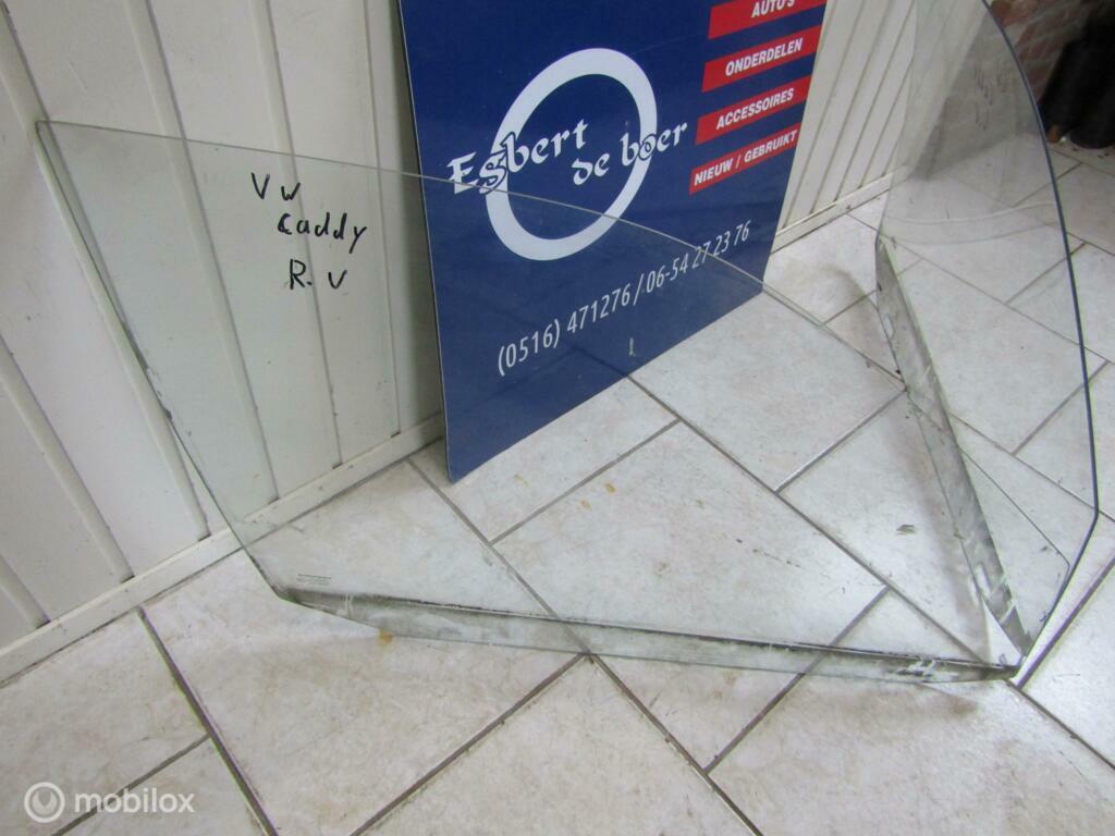 Deurraam portier raam  rechts vw caddy 97 t/m 03, Auto-onderdelen, Gebruikt, Ophalen of Verzenden, Volkswagen, Volkswagen