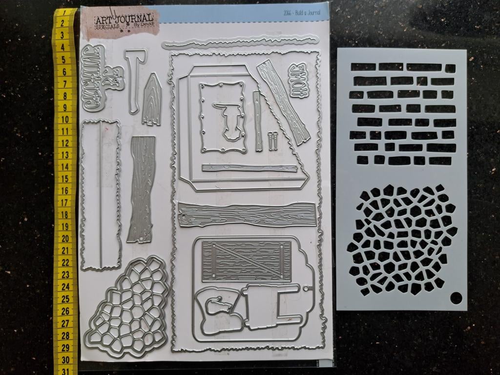 ECD SPECIALS BUILD A JOURNAL 2066 ELIZABETH CRAFT DESIGNS, Ophalen of Verzenden, Zo goed als nieuw, Frame of Mal