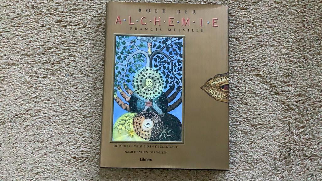 Boek der Alchemie, Francis Melville., Achtergrond en Informatie, Ophalen of Verzenden, Zo goed als nieuw, F. Melville