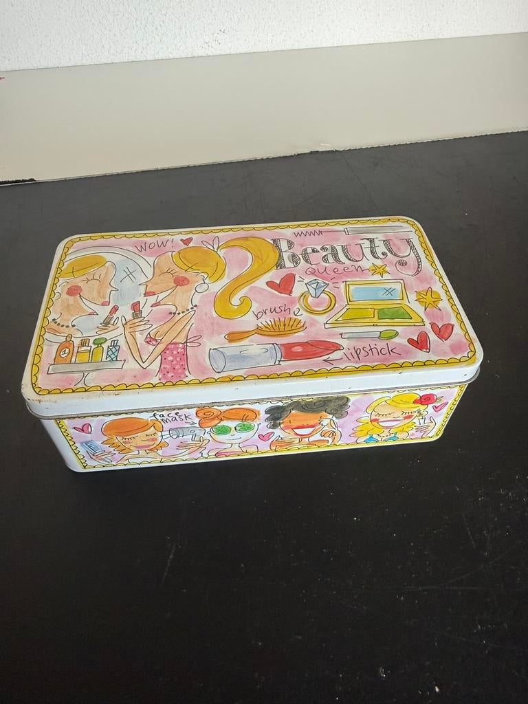 Beauty blik blond Amsterdam, Verzamelen, Blikken, Ophalen of Verzenden, Zo goed als nieuw, Overige