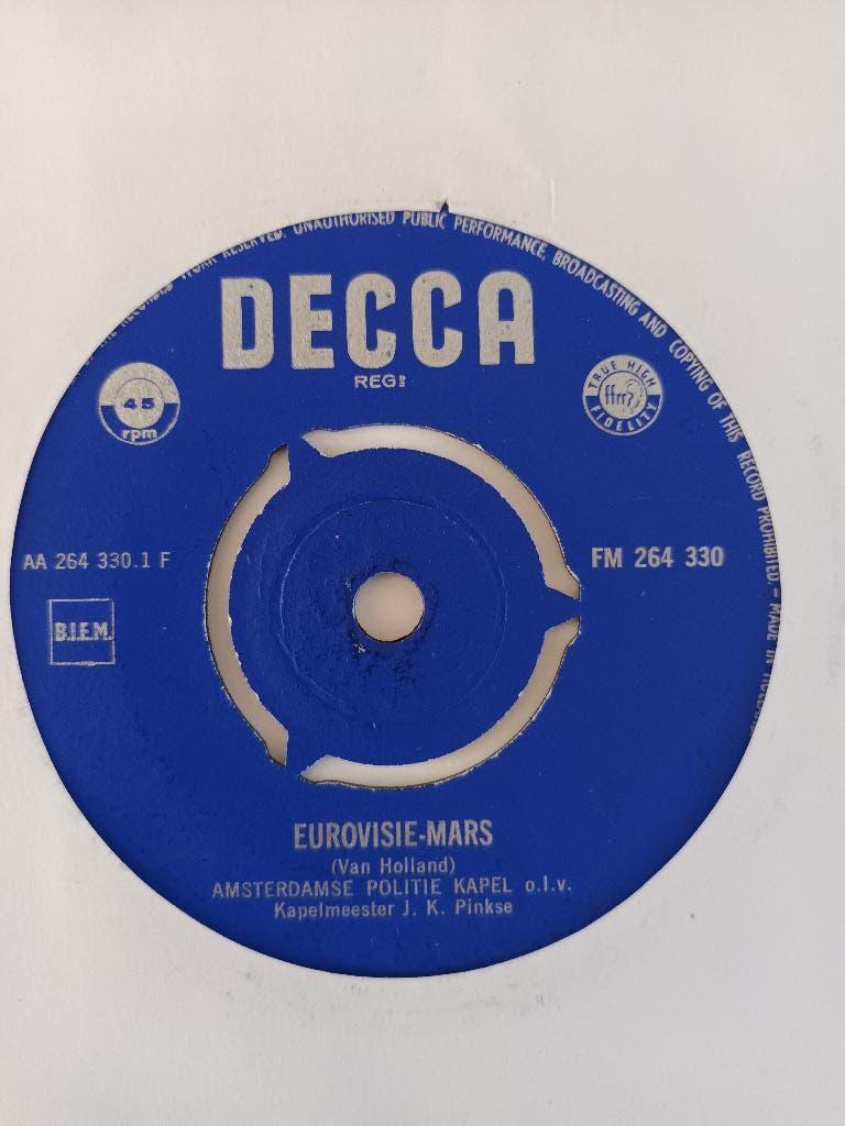 Amsterdamse Politie Kapel - Eurovisie Mars, Overige genres, 7 inch, Single, Ophalen of Verzenden