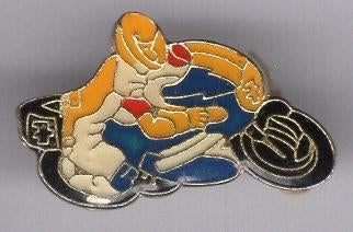 Race motor koper PIN ( BLAD5_537 ), Verzenden, Zo goed als nieuw, Sport, Speldje of Pin