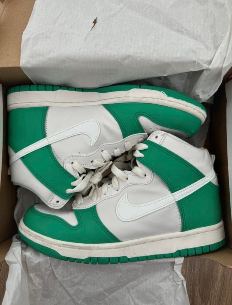 Nike Dunk High, Kleding | Dames, Schoenen, Ophalen of Verzenden, Sneakers of Gympen, Gedragen, Groen