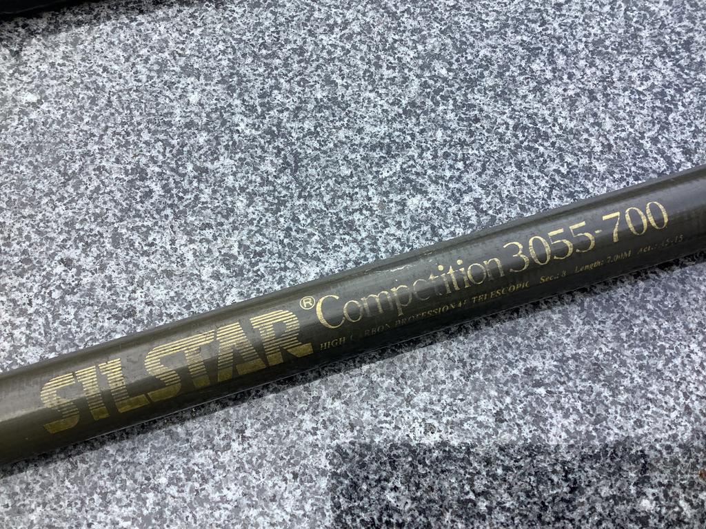 Silstar vishengel carbon competition 3055-700 7 meter 575 gr, Watersport en Boten, Hengelsport | Witvissen, Ophalen of Verzenden