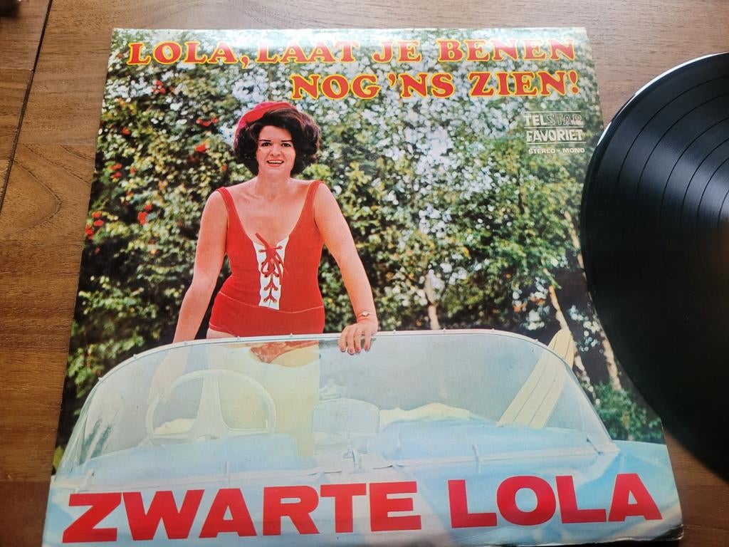 Zwarte Lola - Lola laat je benen nog 'ns zien! LP, Ophalen of Verzenden, Gebruikt, 12 inch, Levenslied of Smartlap