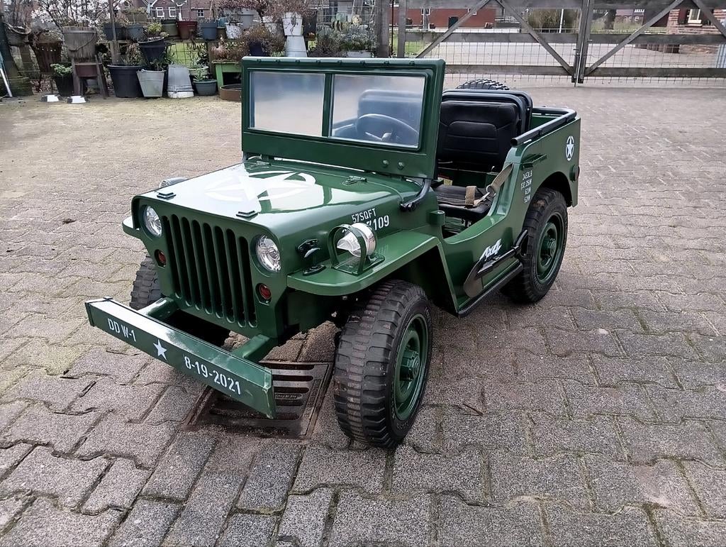 Elektrische Kinder auto Jeep 24V 4x4, Ophalen of Verzenden, Gebruikt, Afstandsbediening