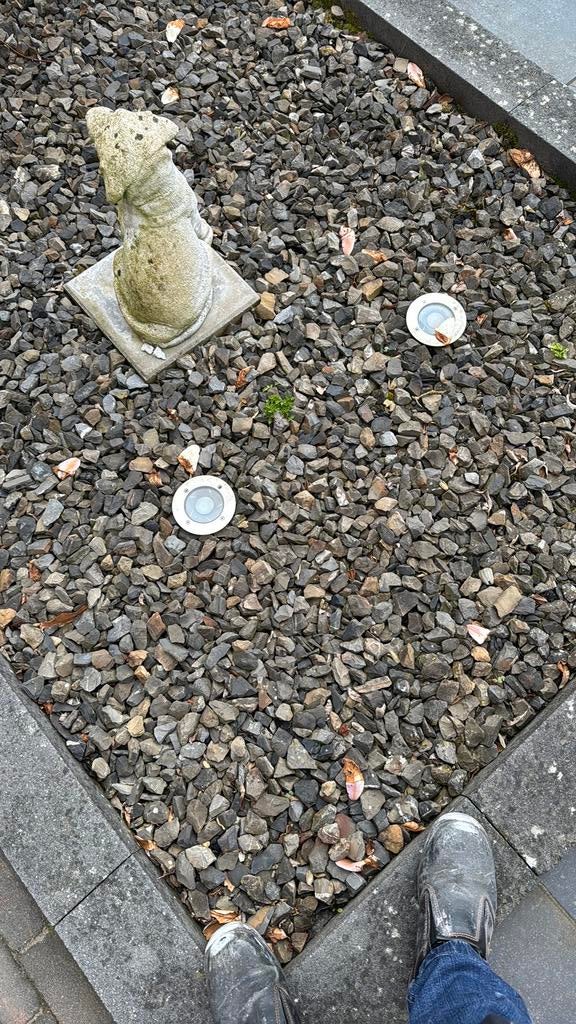 Basalt split, Tuin en Terras, Gebruikt, Split, Basalt, Antraciet