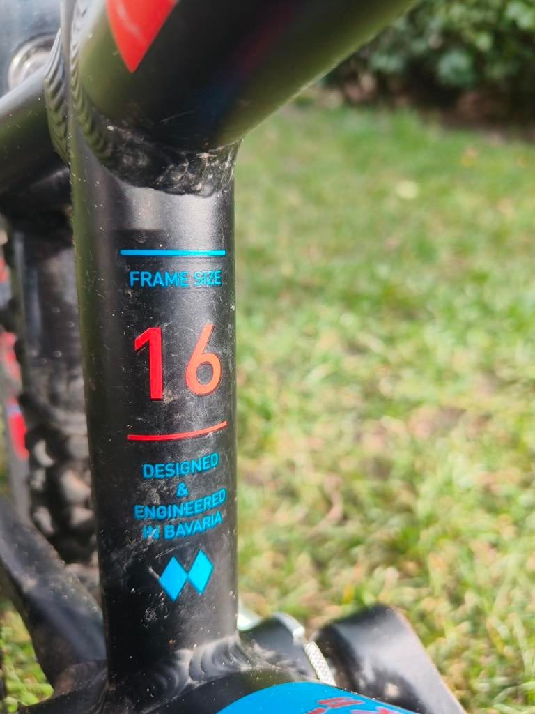 Cube kinderfiets MTB 16 inch, Ophalen of Verzenden, Zo goed als nieuw, 16 tot 20 inch, Cube