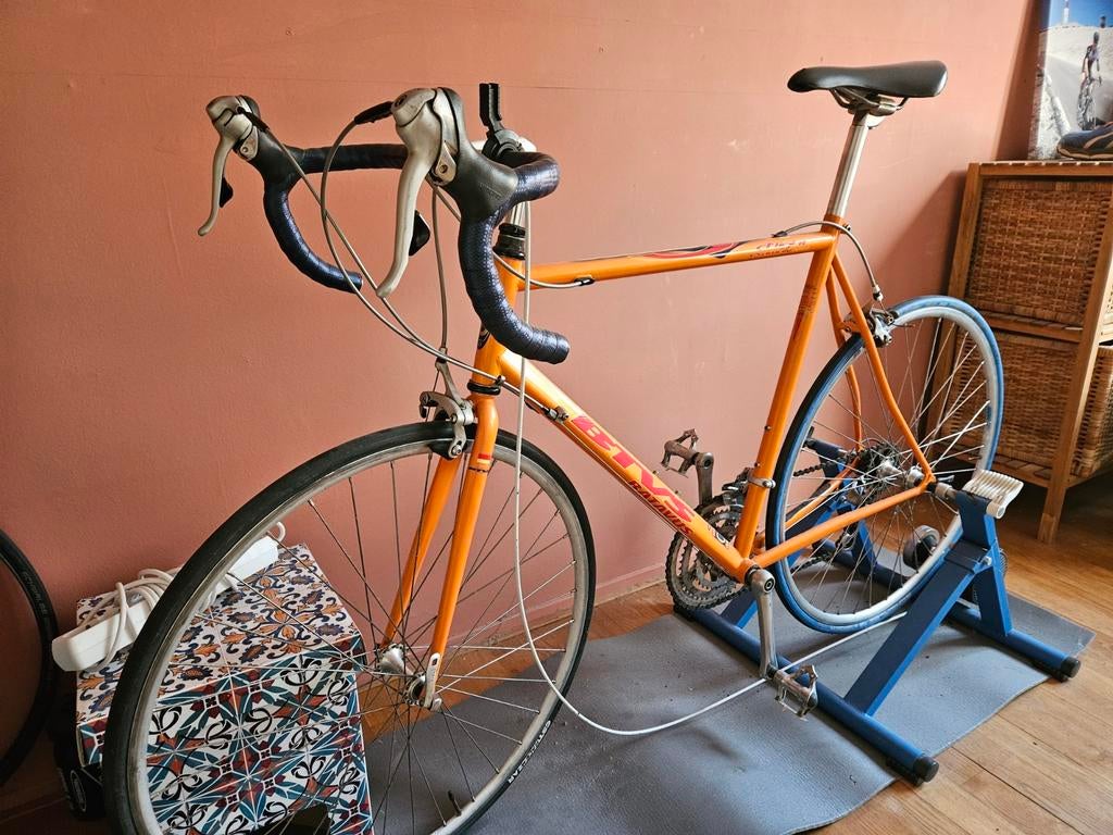 Racefiets met Tacx, Fietsen en Brommers, Gebruikt, Heren, Aluminium, 57 tot 61 cm
