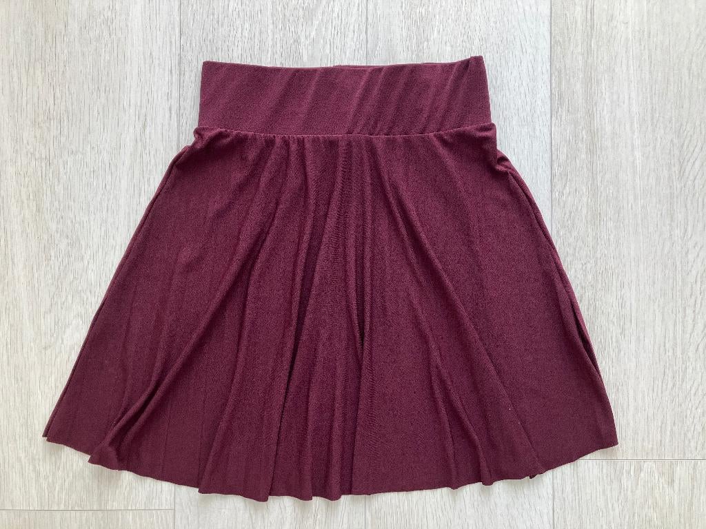 NIEUW Anna Field Plissérok Plissé Rok Aubergine Paars Mt. 36, Kleding | Dames, Rokken, Nieuw, Maat 36 (S), Paars, Boven de knie