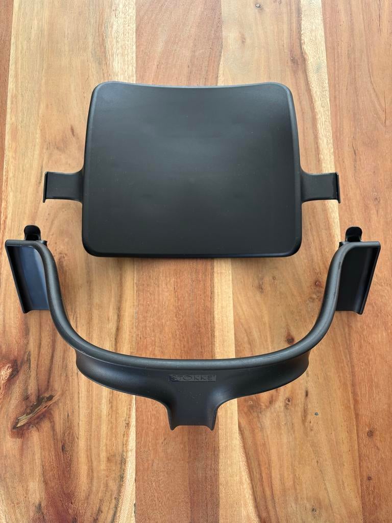 Stokke babyset met tray, Kinderen en Baby's, Kinderstoelen, Ophalen, Gebruikt, Meegroeistoel, Afneembaar eetblad