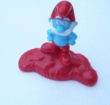 7 figuurtjes van mac donald van de smurfen VINTAGE, Verzamelen, Smurfen, Verzenden, Zo goed als nieuw, Verschillende Smurfen, Poppetje, Figuurtje of Knuffel