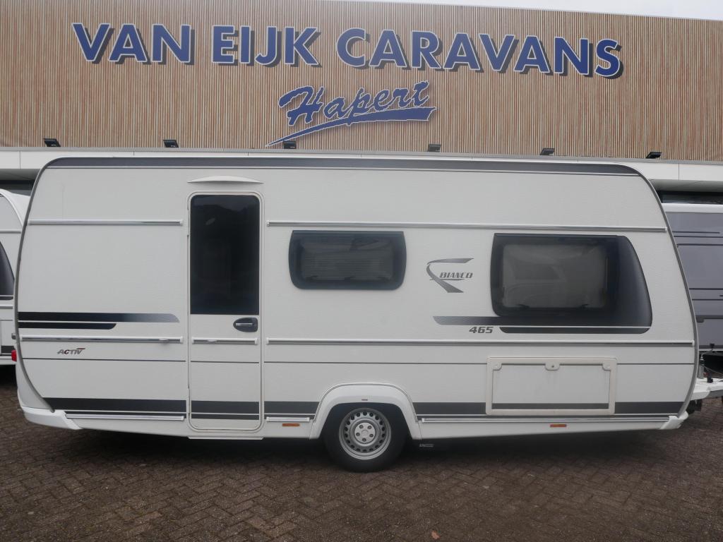 Fendt Bianco Activ 465 SGE Incl. mover, opblaastent, Caravans en Kamperen, Caravans, Niet ingevuld, Tot en met 2, Bedrijf, Niet ingevuld