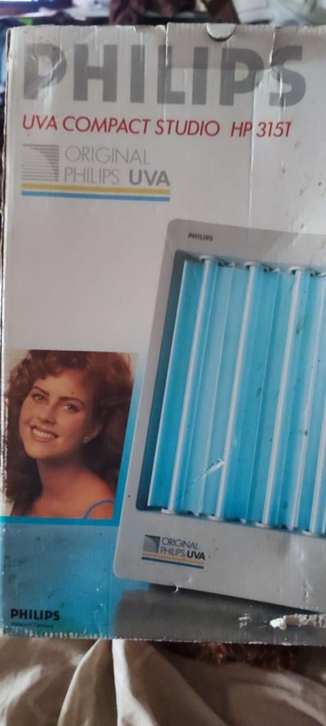 Philips UvA Compact Studio HP 3151 Gezichtsbruiner, Ophalen, Gebruikt, Gezichtsbruiner, Minder dan 10 lampen