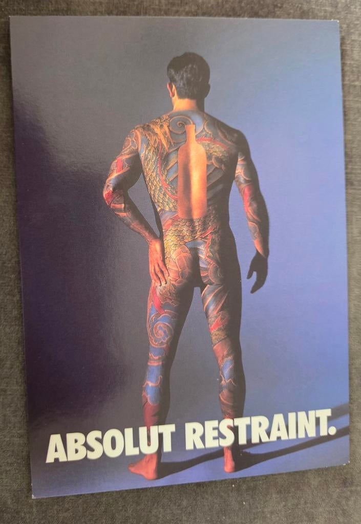 Absolut Vodka - Absolut Restraint, Verzenden, 1980 tot heden, Ongelopen, Overige thema's