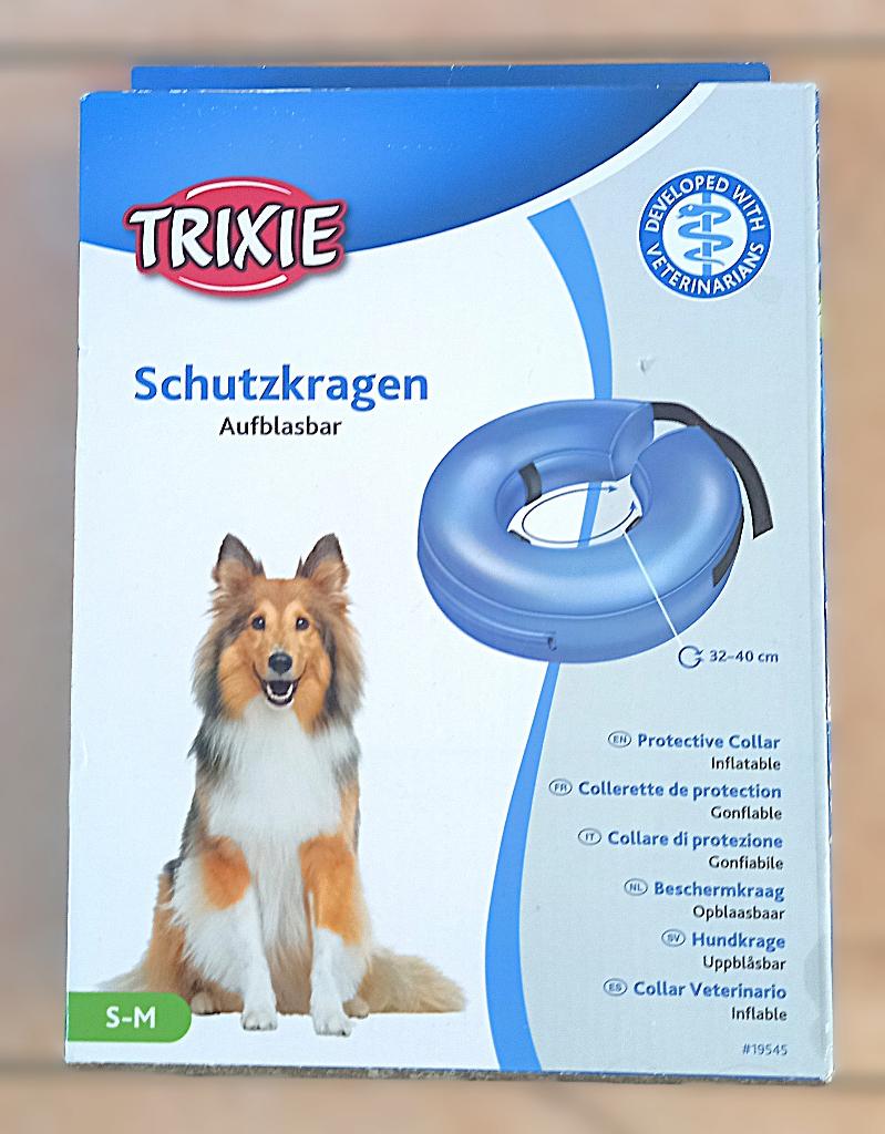 Trixie opblaasbare beschermkraag - maat S/M - 32- 40 cm, Ophalen of Verzenden