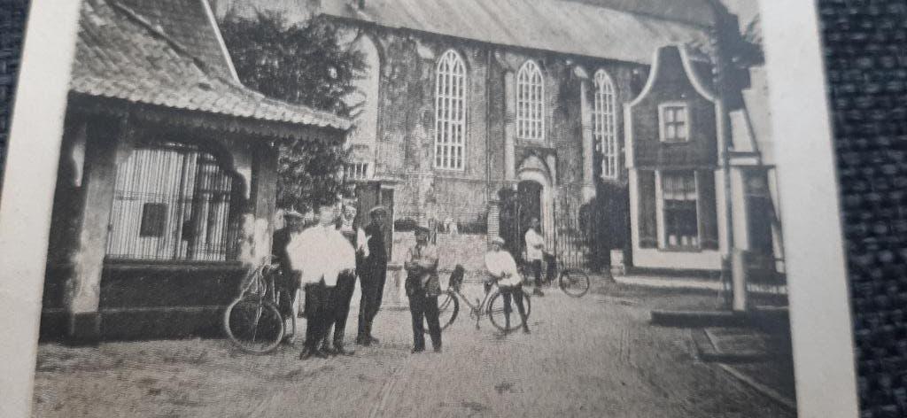 DEN  BURG,   TEXEL   NED. HERV. KERK, Ophalen of Verzenden, 1920 tot 1940, Gelopen, Waddeneilanden