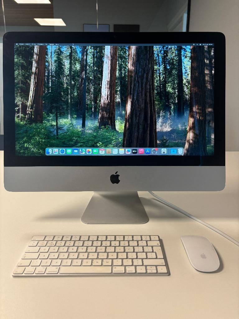 iMac 21.5" (4K) 2019  inclusief toetsenbord & muis, Computers en Software, Apple Desktops, Ophalen, IMac, 21.5 inch - 4K, 512 GB
