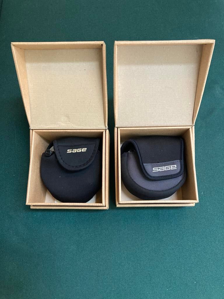 Sage reel 6012 platinum black met extra spoel, Ophalen of Verzenden, Zo goed als nieuw, Molen