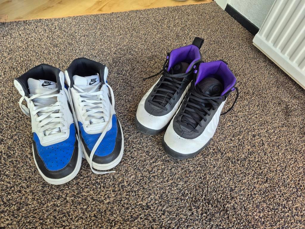 Hoge sneakers: Nike (45) en Jordan (45,5) - Weinig gedragen, Ophalen