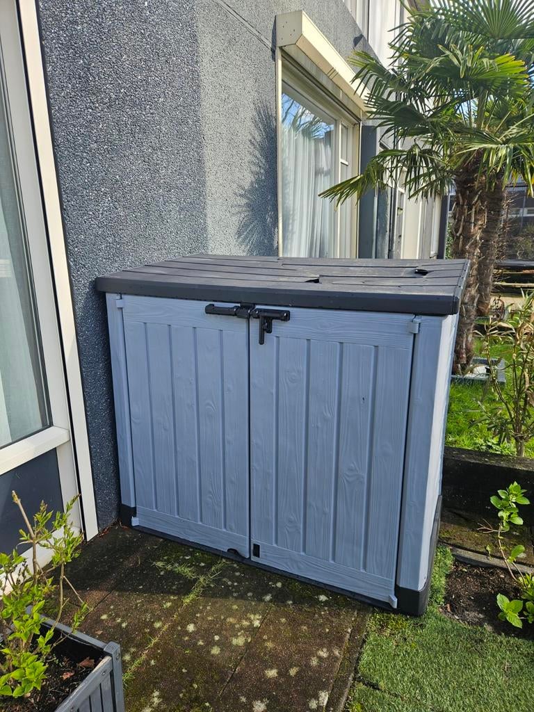 KETER Containerberging voor afvalcontainers - kap beschadigd, Ophalen of Verzenden, Gebruikt, Kunststof, Overige typen