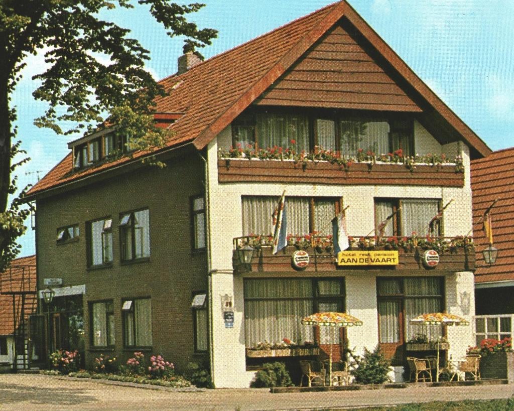 40280 Appelscha 1979 Hotel a d Vaart Gelopen met postzegel, Ophalen of Verzenden, 1960 tot 1980, Gelopen, Friesland