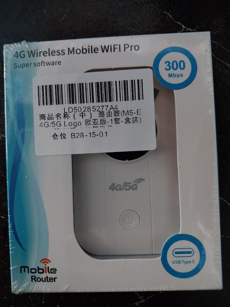 4G/5G Mobiele WiFi Router - 300Mbps Draadloos Internet, Ophalen of Verzenden, Nieuw, Router, Onbekend