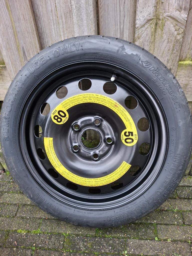 16 Inch Thuiskomer Reservewiel 5x112 VW golf seta skoda, Ophalen, 16 inch, Banden en Velgen, 135 mm