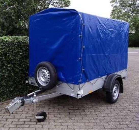 Gezocht: Aanhanger met huif, max 750kg, met papieren (COC, Ophalen, Gebruikt