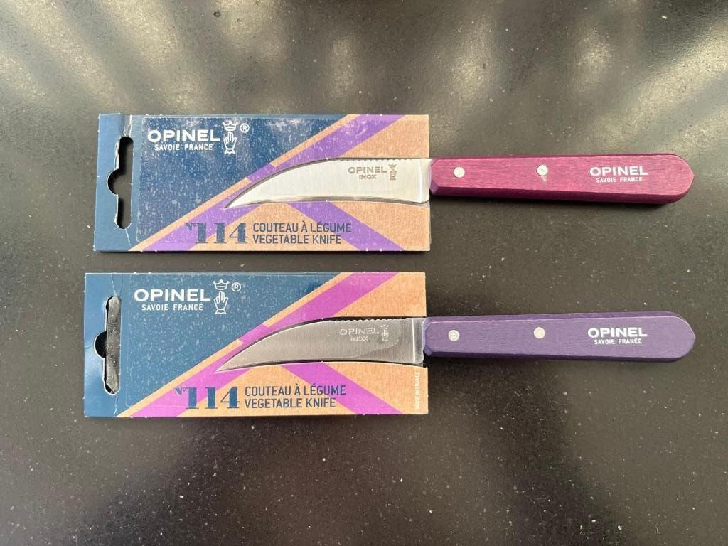 Opinel Groentemes N114  Vogelbek Schilmes, Ophalen of Verzenden, Nieuw