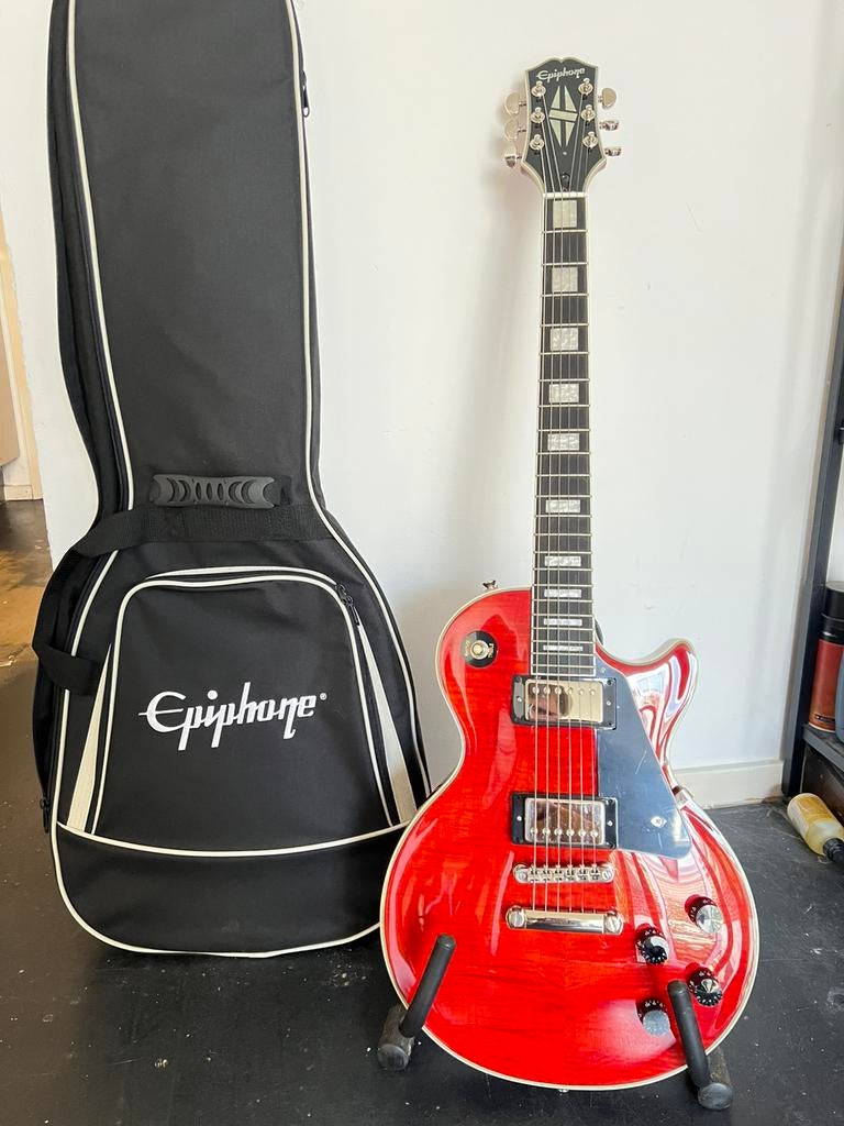 Epiphone Les Paul Figured, Muziek en Instrumenten, Snaarinstrumenten | Gitaren | Elektrisch, Ophalen of Verzenden, Zo goed als nieuw