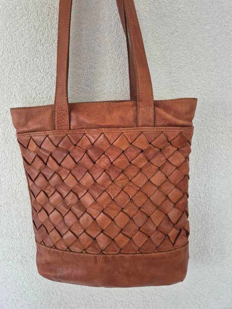 Micmac artisan collection, Ophalen of Verzenden, Zo goed als nieuw, Bruin, Shopper