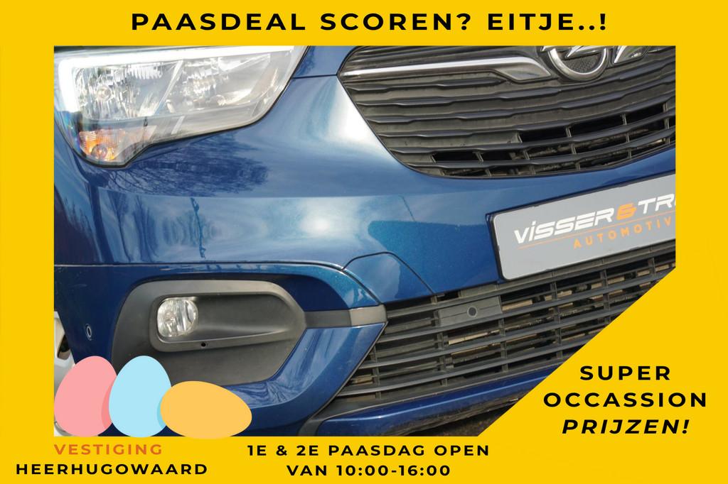 Opel Combo Life 1.2 Turbo 130pk Edition Automaat - Night Blu, Auto's, Opel, Parkeersensor, Stof, Gebruikt, Overige modellen