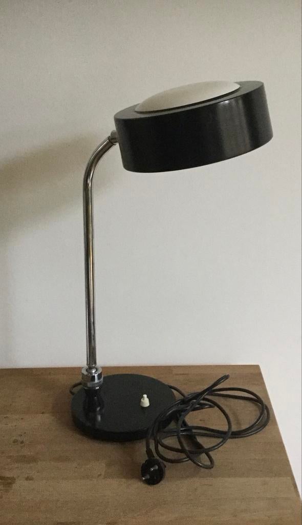 Vintage Jumo bureaulamp, Huis en Inrichting, Lampen | Tafellampen, Gebruikt, 50 tot 75 cm, Vintage, Ophalen of Verzenden