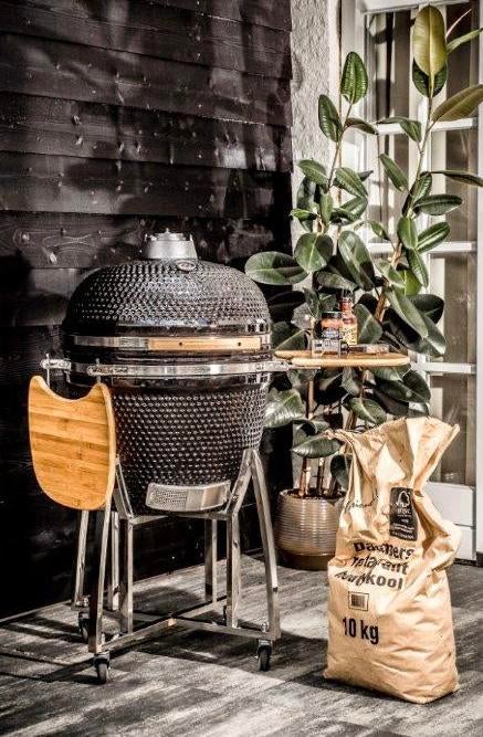 Auplex Kamado keramische BBQ XL 23,5” Ø 60 cm NIEUW !, Ophalen, Nieuw, Met accessoires
