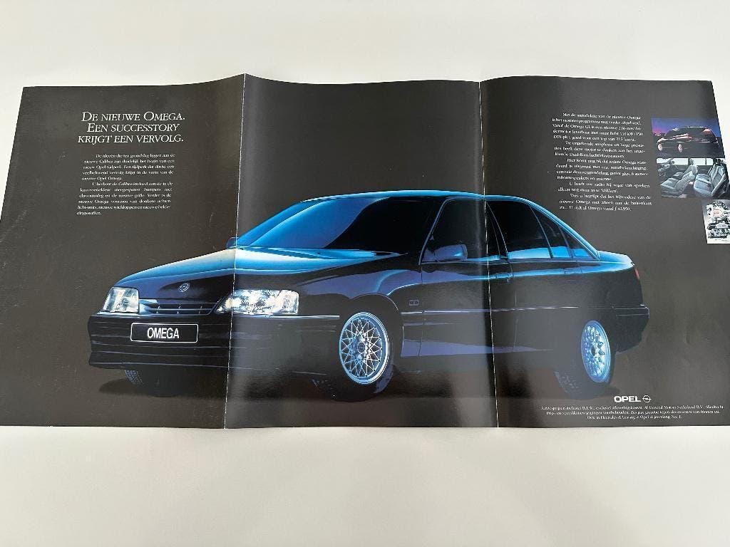 Folder Opel Omega Calibra, Ophalen of Verzenden, Zo goed als nieuw, Opel